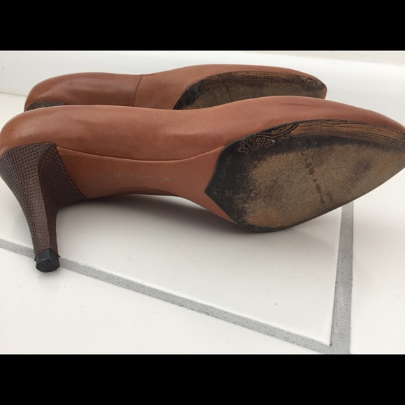 Elie Tahari Shoes Dark Tan Elie Tahari Heel Poshmark